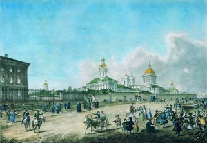 Ленинградская область, Вид на Александро-Невскую лавру (1826 год)