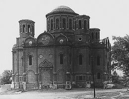 Внешний вид Боголюбского собора в 1960-е гг.