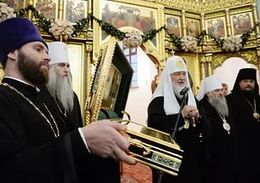 Посещение Алексеевского монастыря Патриархом