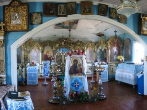 Церковь Казанской иконы Божьей Матери (Ильинка), Иконостас в храме