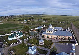Новосибирская область, Панорама монастырь с.Козиха