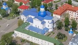 Свято-Успенский Жировичский мужской монастырь. Вид сверху