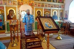 Архиерейское богослужение в Михаило-Архангельском монастыре