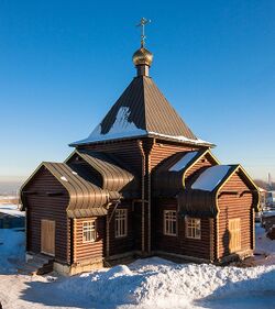 Храм в честь Рождества Пресвятой Богородицы (пос. Акжар)