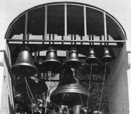 Звонница Смоленского скита. Фото начала XX века