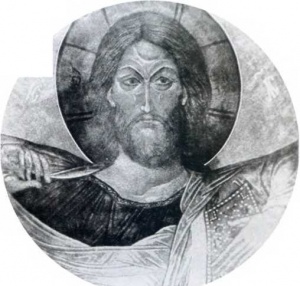 Фреска "Христос Пантократор"