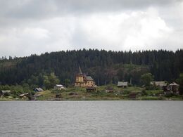 Вид на Церковь с Ладожского озера