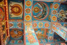 Роспись в храме «Державной» иконы Божией Матери на пр. Культуры