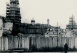 Борисоглебский монастырь, 1986 г., руины