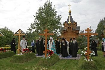 Кладбище в скиту Флора и Лавра Дивеевского монастыря