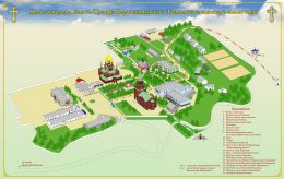 План-схема монастыря