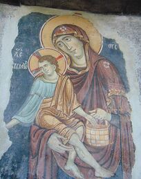 Икона Божией Матери «Милостивая» с Христом Кормителем