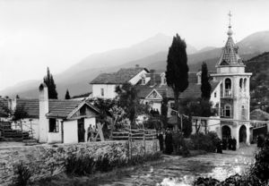 Келья свт. Николая Чудотворца (Афон), Karyes-the-cell-of-st-nicholas-burazeri-beginning-1900