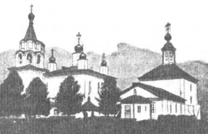 Николо-Коряжемский мужской монастырь. Фото 1909 года.