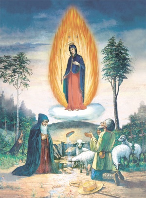 Свято-Успенская Почаевская Лавра, Явление Богородицы на Почаевой горе