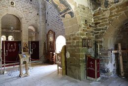 Внутри храма св. вмч. Георгия
