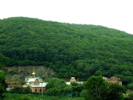 Вид на Свято-Серафимовский мужской монастырь