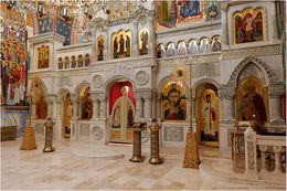 Иконостас Владимирской церкви Свято-Владимирского скита Валаамского монастыря