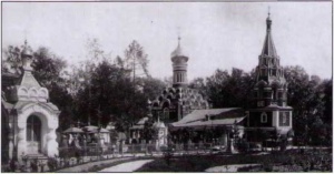 Дореволюционное фото Донского монастыря в Москве