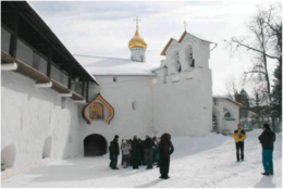 Никольский храм Псково-Печерского монастыря. 2000 год