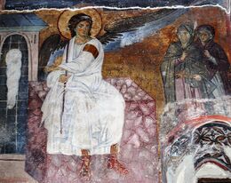 «Белый Ангел» – самая известная фреска монастыря Милешева