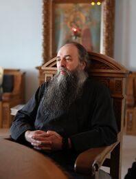 Архимандрит Евлогий (Иванов), настоятель Пантелеимонова монастыря