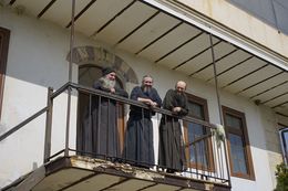 Афонские монахи