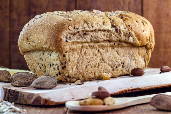 vegan bread made with chestnuts yeast and wheat flour - О полезном домашнем хлебе