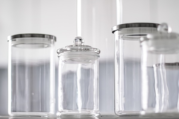 empty glass jars for food pantry storage - Салат с грибами на зиму