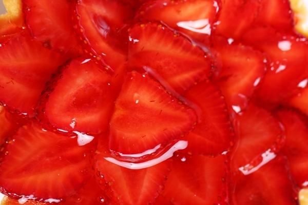 fresh and tasty strawberry cake - Клубничное желе