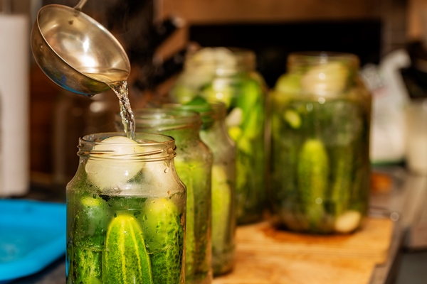 preparation of canned cucumbers - Огурцы "Как из бочки"