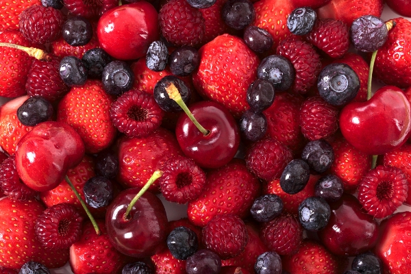 mixed berries - Домашний творожный десерт с ягодами