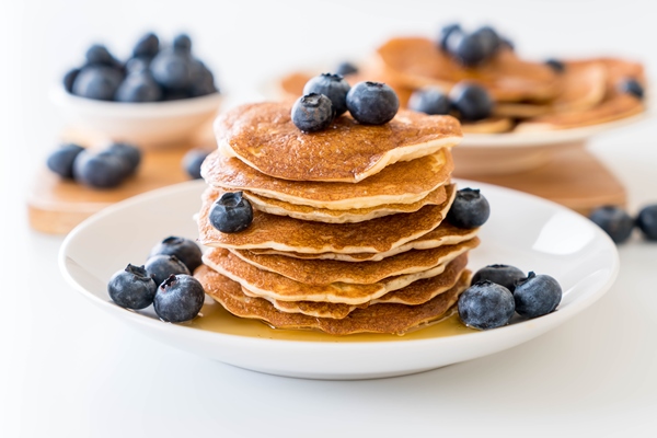pancakes with blueberry - Оладьи с пряностями и специями