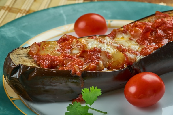 vinete umplute romanian stuffed eggplant - Баклажаны фаршированные (по-румынски), постный стол