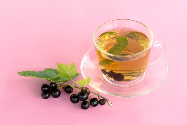 vitamin tea with blackcurrant - Напиток из листьев чёрной смородины