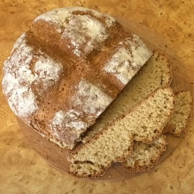 Пшенично-овсяный хлеб на молоке