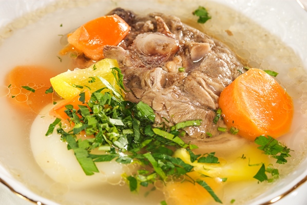 meat soup with vegetables - Супы на мясном бульоне