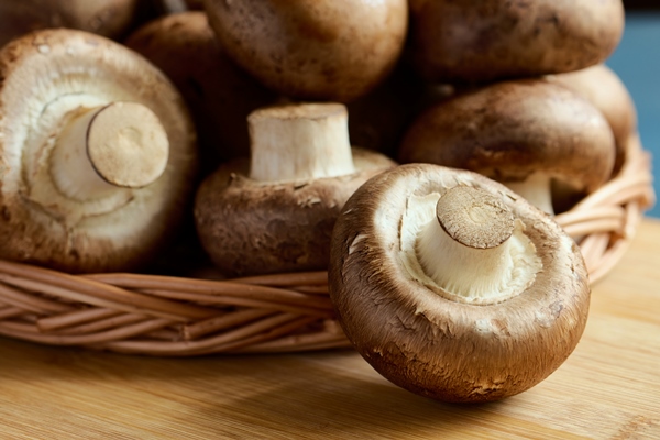royal champignon mushrooms macro - Грибы жареные, постный стол