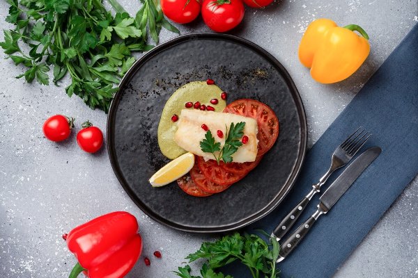 fried cod with tomatoes and baje sauce 269435 19 - Соус баже из грецких орехов