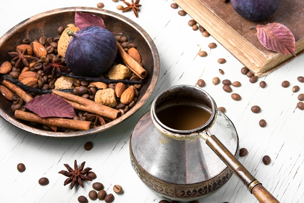 turkish coffee with figs - Кофейный сбитень