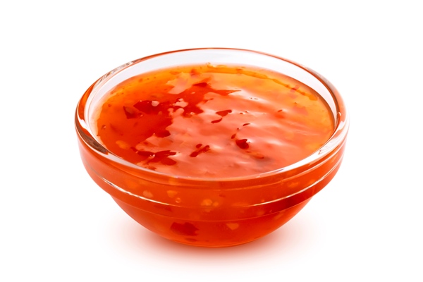 sweet and sour sauce isolated on white background with clipping path - Соус "Южный"