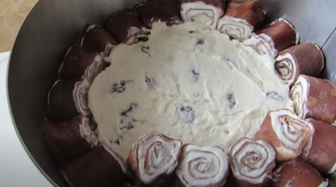 28 - Блинный торт "Пломбир в шоколаде"