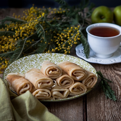 Монастырская кухня: рассольник, постные блинчики с яблоками