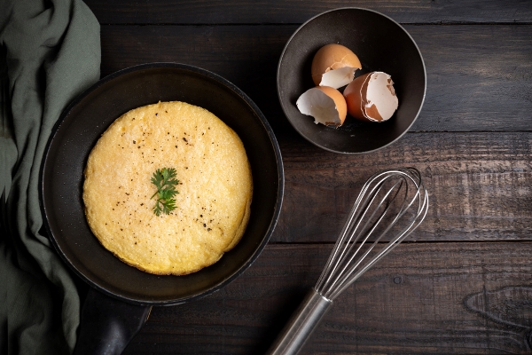 omelet pan onwood 1 - Зразы мясные, паровые, фаршированные омлетом