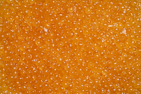 pike caviar - Жареная икра щуки со спаржей
