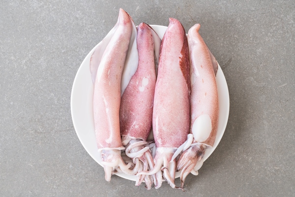 fresh squid - Котлеты из кальмара и картофеля, постный стол