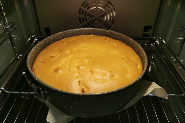 homemade apple pie just baked autumn pie charlotte pie in the oven - Постная шарлотка на апельсиновом соке