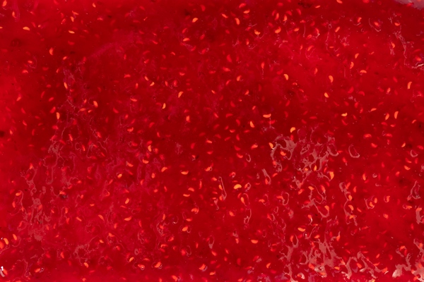 texture of raspberry jam - Малина, протёртая с сахаром