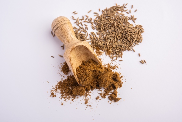 cumin seeds dust or jeera powder indian spices - Ржаной заварной хлеб
