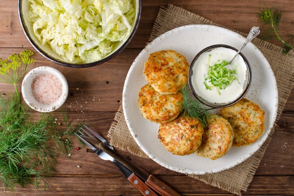 chicken cutlets with dill and tartar sauce - Углеводная питательность рациона